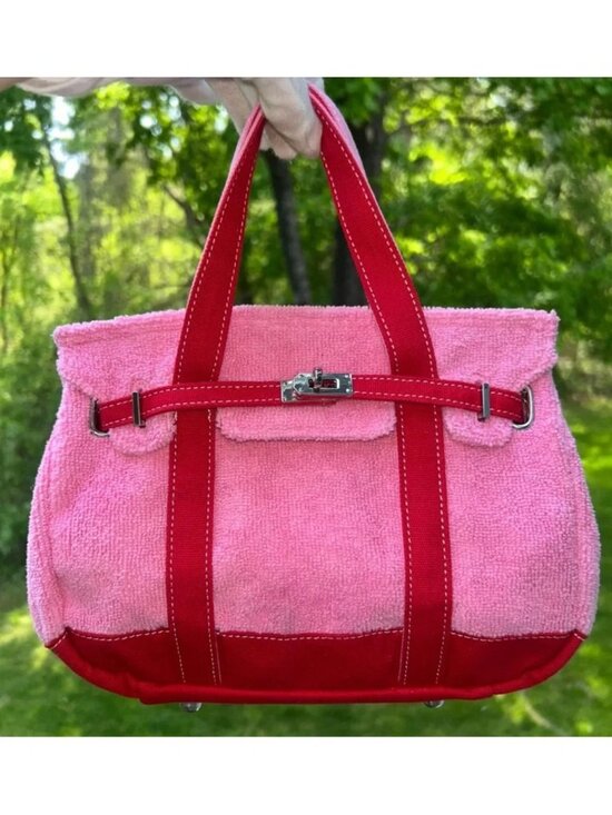 Sunwin Handbags - SUNWIN Madaket 'Boatwin' Casual Terry and Canvas Small Tote Handbag - NWT